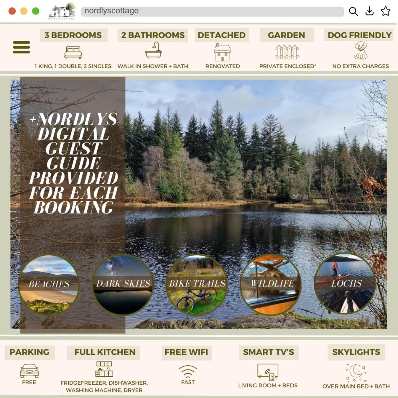 Nordlys Cottage Newton Stewart Dış mekan fotoğraf